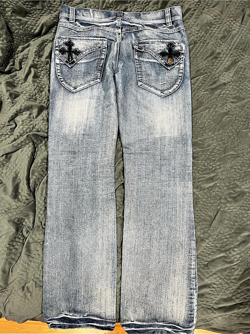 MMA Elite Straight Leg Jeans in Blue